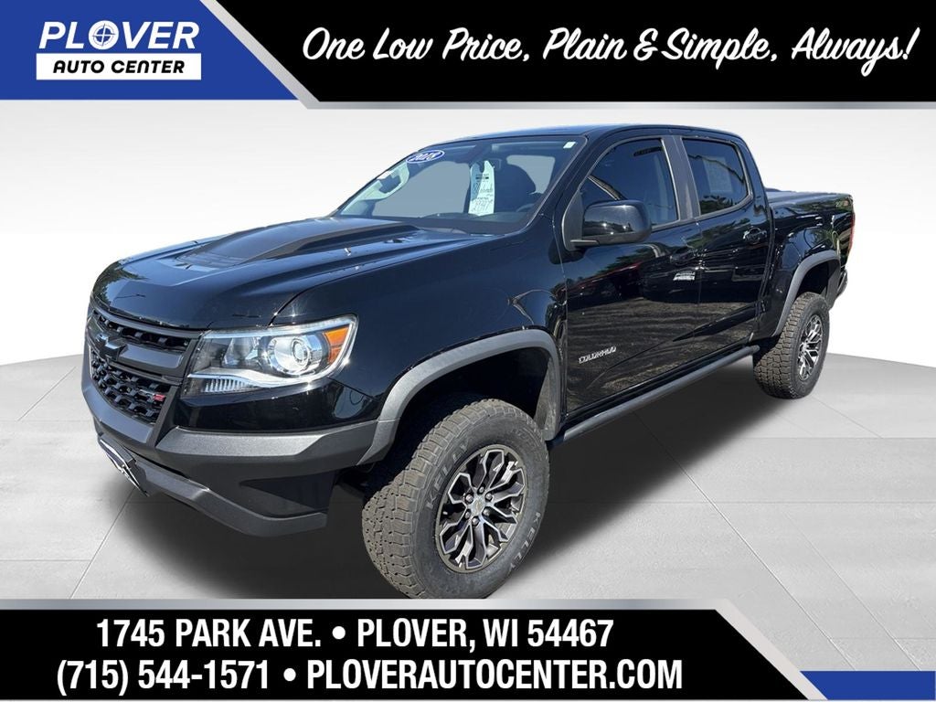 2018 Chevrolet Colorado ZR2 in Black — front three-quarter view