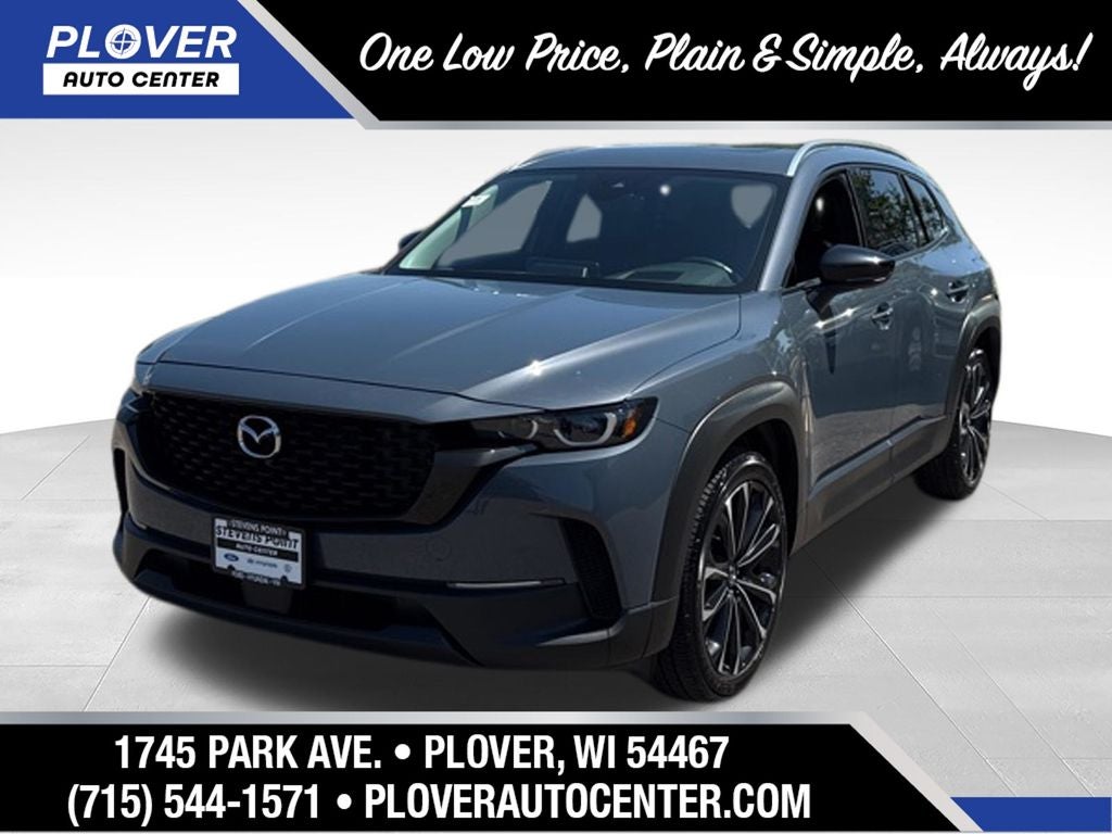 2023 Mazda Mazda CX-50 2.5 S Premium Plus in Polymetal Gray Metallic — front three-quarter view
